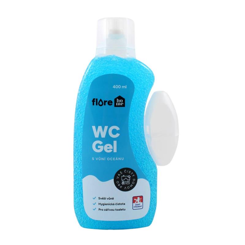 WC gel FLORE náplň s košíkom oceán 400ml