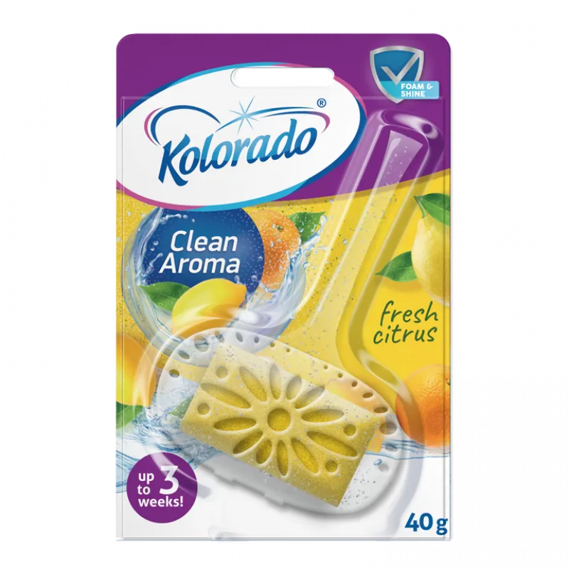 WC blok Kolorado Clean Aroma Čerstvý Citrus 40g