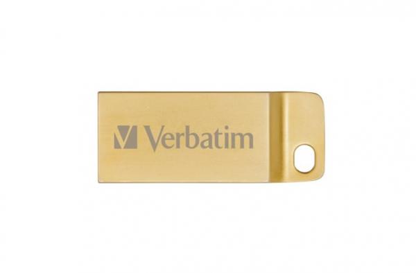 USB kľúč, 64GB, USB 3.0,  VERBATIM "Executive Metal" zlatá