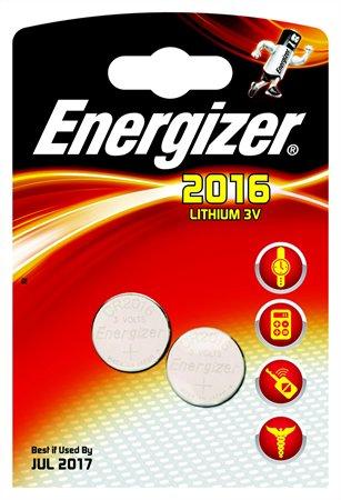 ENERGIZER Batéria, gombíková duo "CR2016"