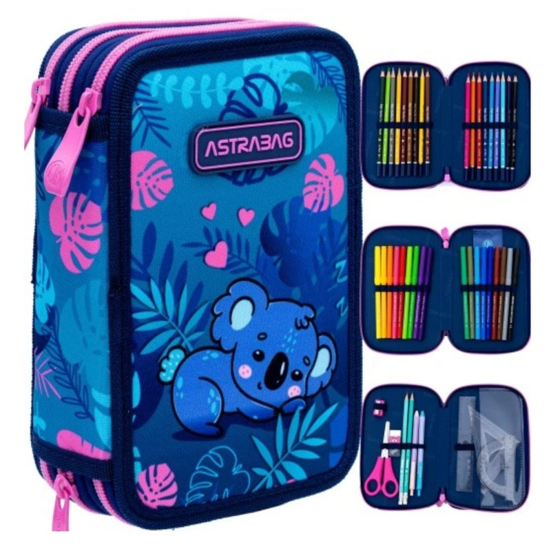 Trojposchodový peračník s náplňou AstraBAG SWEET KOALA, AC31, 503025001