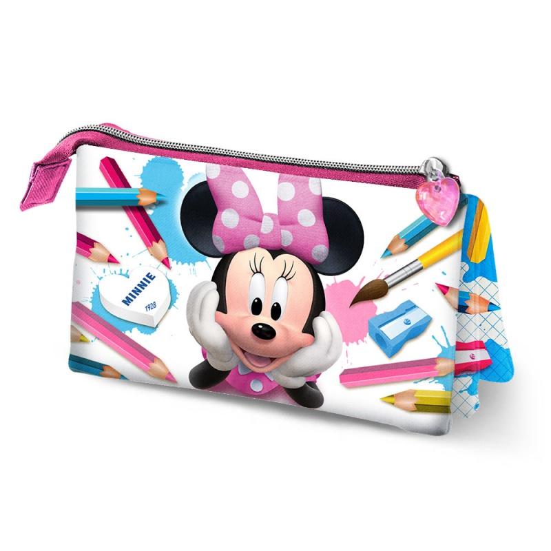 Triple peračník / puzdro na zips MINNIE MOUSE Pencils