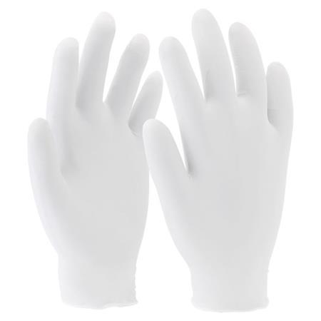 . Ochranné rukavice, jednorazové, latex, veľkosť: S/6, nepudrované