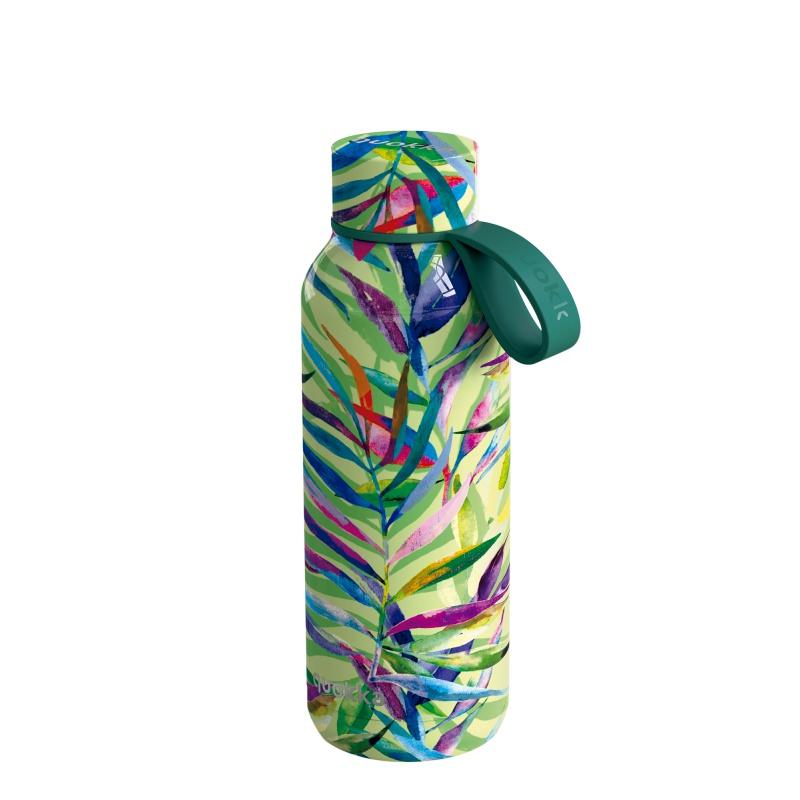 QUOKKA Nerezová fľaša / termoska s pútkom COLOR NATURE, 510ml, 40180