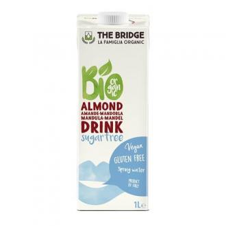 Mandľové mlieko, bez cukru, bio, 1 l, THE BRIDGE