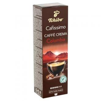 Kávové kapsuly, 10 ks, TCHIBO "Cafissimo Caffé Crema Colombia"