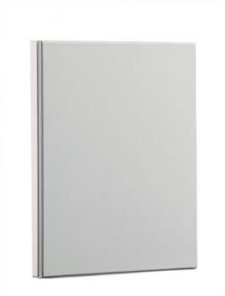 Krúžkový šanón, PANTA PLAST, panoramatický, biely, 70 mm