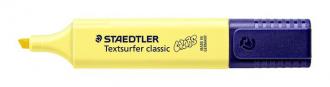 Zvýrazňovač, 1-5 mm, STAEDTLER, "Textsurfer Classic Pastel", žltý