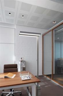 Stojanová lampa, kancelárska, LED, nastaviteľná, MAUL "Javal", sivá
