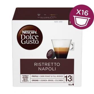 NESCAFE Kávové kapsuly, 16 ks, NESCAFÉ "Dolce Gusto Ristretto Napoli"