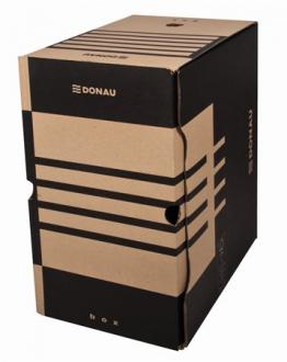 Archívny box, A4, 200 mm, kartón, DONAU, prírodný