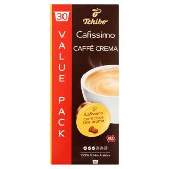 Kávová kapsula, 30 ks, TCHIBO "Cafissimo Caffé Crema Fine"