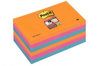 SAMOLEPIACI BLOČEK, 76X127 MM, 6X90 LISTOV, 3M POSTIT "SUPER STICKY", BANGKOK