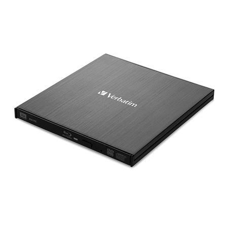 Blu-ray napaľovačka, (externá), 4K Ultra HD, USB 3.1 GEN 1 USB-C, VERBATIM "Slimeline"