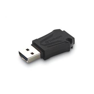 USB KĽÚČ, EXTRA ODOLNÝ, 64GB, USB 2.0, VERBATIM "TOUGHMAX", ČIERNA