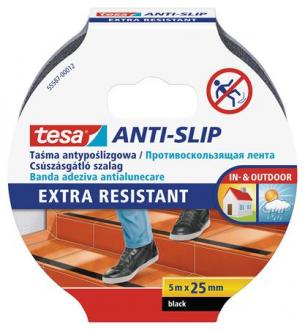 Protišmyková páska, 25 mm x 5 m, TESA "Anti-slip", čierna