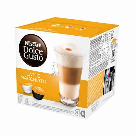 NESCAFE KÁVOVÉ KAPSULE, 16 KS,  NESCAFÉ "DOLCE GUSTO LATTE MACCHIATO"