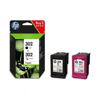 X4D37AE náplň multipack k tlačiarňam DeskJet 2130, HP 302 čierna+farebná 190+165 strán