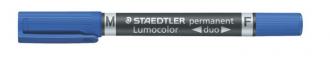 STAEDTLER Lumocolor Duo modrý