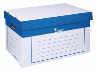 Victoria archíarchívačný box modro-bílý 320x460x270 mm
