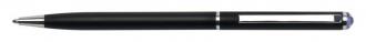 ART CRYSTELLA Guličkové pero, s kryštálom SWAROVSKI®, s tanzanite fialovým kryštálom,  13 cm, ART CR