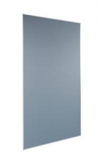 Moderačná textilová tabuľa, hliníkový rám, 90x180 cm, obojstranná, SIGEL, "Meet up", šedá