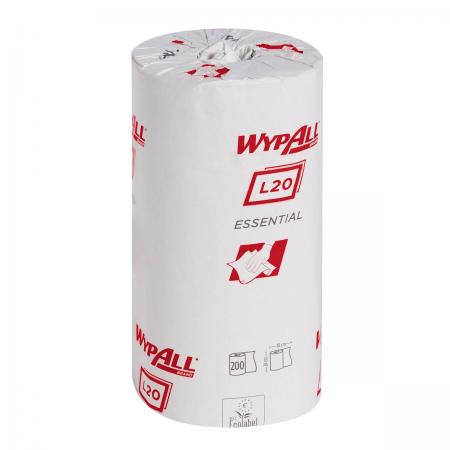 WYPALL* L20 ESSENTIAL Utierky - Malý kotúčik / biela  /1 jednotka-7413