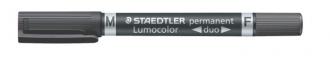 STAEDTLER Lumocolor Duo červý