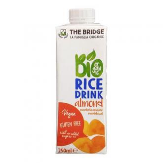 Ryžový nápoj, bio, 1 l, THE BRIDGE, mandľový