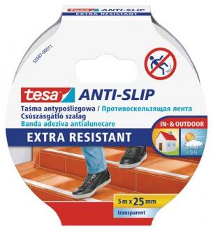 Protišmyková páska, 25 mm x 5 m, TESA "Anti-slip", priesvitná