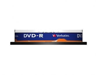 DVD-R 4,7 GB, 16X, CAKE BOX (AZO), VERBATIM